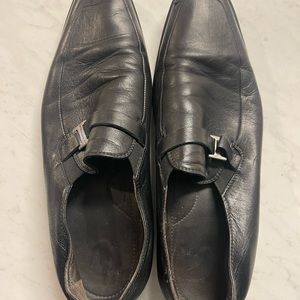 Bruno Magli Pivetto Black Leather Slip on Loafers Men’s 11m